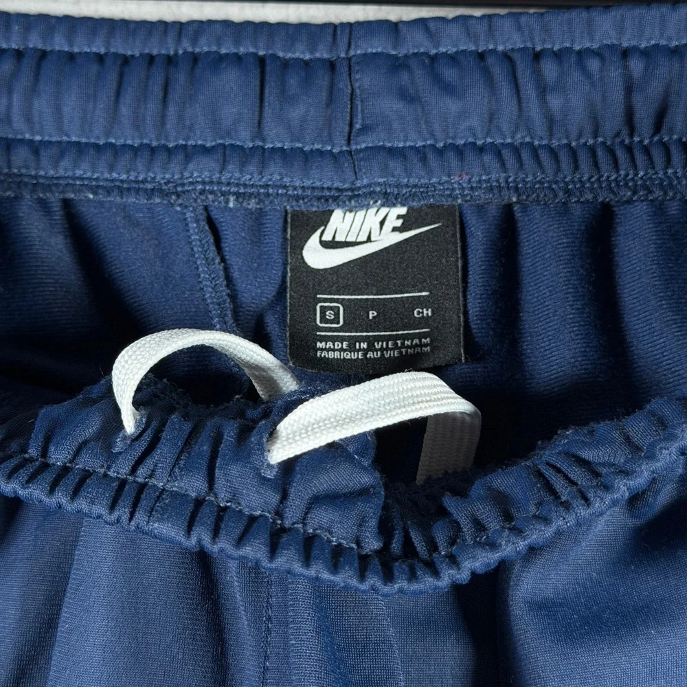 Nike Mens Sportswear Track Pants Navy Blue White Piping BV3014-410 Small
